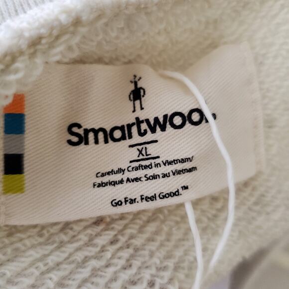 Smartwool Women's Recycled Terry Crop Wide Leg Pant In Almond NEW WITH TAGS - Picture 4 of 16